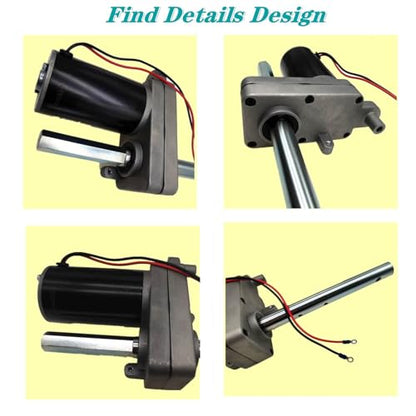RV Single-Speed Drive Motor 500370 - Compatible with Bulldog Electric Jacks - Replaces One-Speed Motor for Electric Powered Drive Kit 1824210100 1046131 BD1046130-00