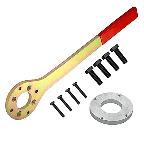 Crank Pulley Tool for Subaru, Screw Wrench Holder Kit for Subaru Imprezas EJ Only, Legacy, Outback, Foresters XT, Baja SVX Saab 9-2X