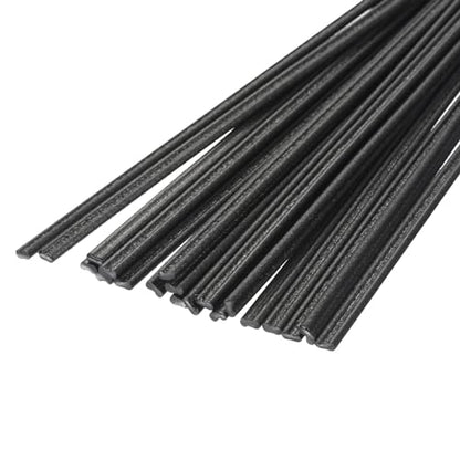 MECCANIXITY 20pcs 8 Inch Plastic Welding Rods PE Welding Strips Welder Rods for Plastic Welder,Car Bumper, Kayak Repair, Black - color: Black, size: 8 Inch