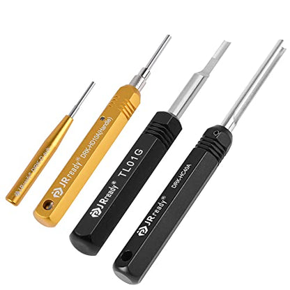 JRready ST5227 Extractor Tools KIT Solid Contact Extraction Tools Removal TE/AMP/HARTING D SUB series HAN series Heavy Duty Connector Terminals