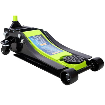 Low Profile Car Jack 4 Ton Portable Floor Hydraulic Jacks 8000 lbs | Heavy-duty steel floor jack with 4-ton capacity, low profile design, lifting range 2.5-20 inches, overload protection va - color: A4