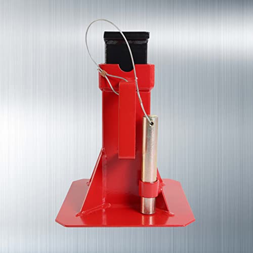 TCE ATZ220005U Torin Heavy Duty Car Jack Stand with Lock, 22 Ton (44,000 lb) Capacity, Red, 1 Pair - style: Wide Base