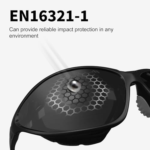 SAFEYEAR Anti Fog Safety Glasses- SG002 Clear Scratch Resistant Work Glasses No-Slip Safety Goggles Lab Grinding Chemistry - color: Smoke Lens