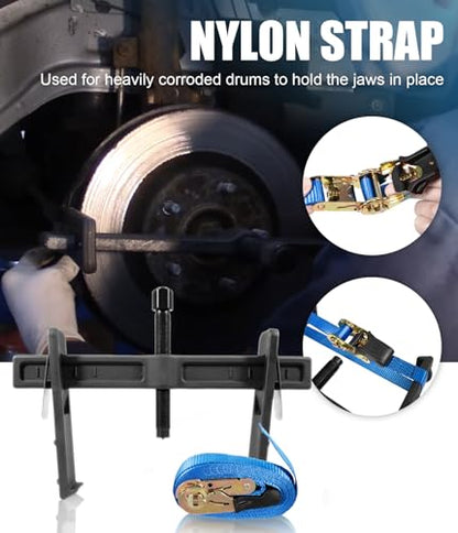 6980 Drum and Rotor Puller, Drum Brake Hub Puller for Removing Hub Drums, Rotors, Drive Wheels, Gears, Flywheels, Pulleys