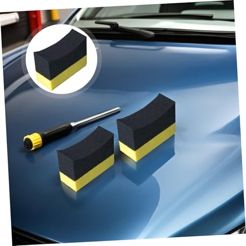10-Pack Car Wash Sponge Set Tire Sponge Cleaner Shine Applicator Pad for Car Cleaning Soft