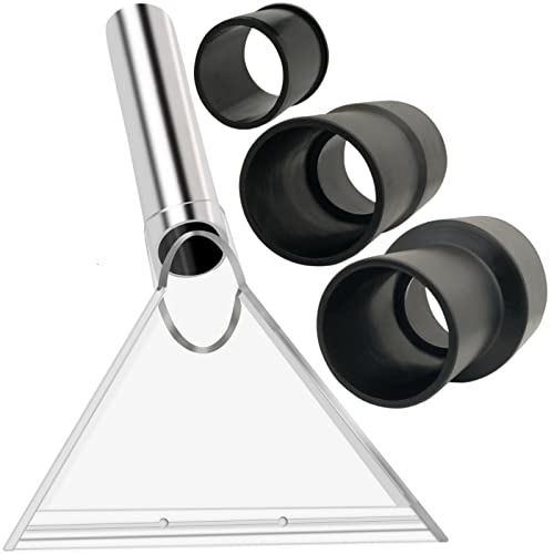 TunaMax Universal Work with All Shop Vacs Clear Extractor Attachment with 1-1/4" & 1-7/8" & 2-1/2" Adapters for Upholstery & Carpet Cleaning & Auto Detailing, Wet/dry Vacuum Extraction Accessory - size: Large