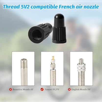 Zpana 23PCS Car Valve Core Removal Kit, Vehicle Tire Stem Core Removal Installation Tools with Tubeless Valve, Automotive Wheel Repair Accessories, Universal for SUV RV Bike