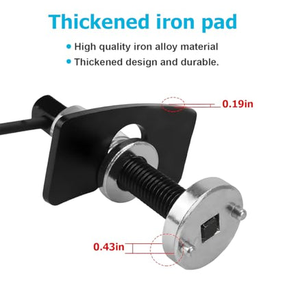 3PCS Car Brake Piston Wind Back Tool, Automotive Brake Caliper Piston Rewind Kits, Right Handle Set Vehicle Rare Brake Pad Replacement Tools, Universal for RV, SUV, Truck - size: 3 PCS/Set