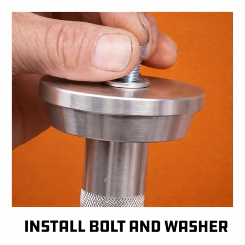 Powerbuilt 10 Pc. Master Bearing Race and Seal Driver Kit – Includes 9 Precision Wheel Inserts (1.565" to 3.180") for Easy Installation and Removal of Races and Seals – 948004