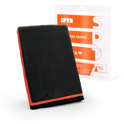 SPTA Clay Mitt, Medium Grade Clay Bar Infused Mitt, Synthetic Clay Glove, Car Detailing Glove Quickly Removes Debris,Embedded Contaminants,Tree Sap & Brake Dust from Your Paint,Glass,Wheels, & More - color: Clay Mitt