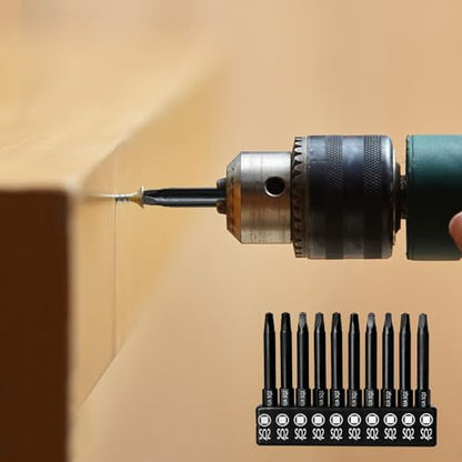 10PCS SQ2 Square Screwdriver Bits, 2.3" Long Magnetic Heads Square Drive Bits, 1/4" Diameter Hex Head Square Allen Wrench Drill Bit Set for Repair Furniture - style: C. Square Screwdriver Bits