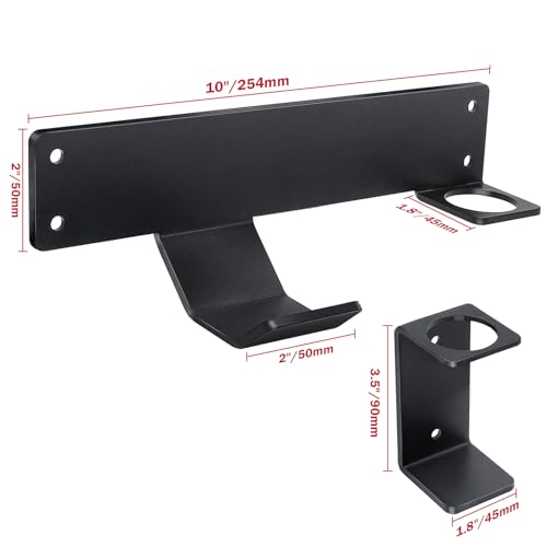 Floor Jack Stand Wall Mount Rack Organizer, Car Hydraulic Trolley Jack Stand Holder Storage Brackets for Tower Racing Trailer Accessories Tool