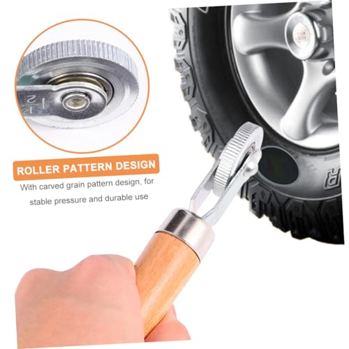 3pcs Car Tire Compaction Roller Set Tire Repair Patch Stitch Wheel Rollers