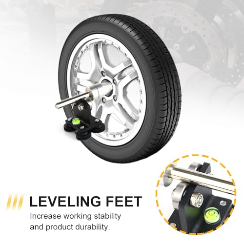 Xitomer 13-30mm Axle Motorcycle Bike Wheel Balancer Tire Balancing Weights Street Truing Stand Bike Wheel Repair Truing Stand Wheel