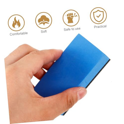 Tire Shine Sponge Applicator Pad Car Waxing Sponge Block Auto Detailing Kit 1 Set
