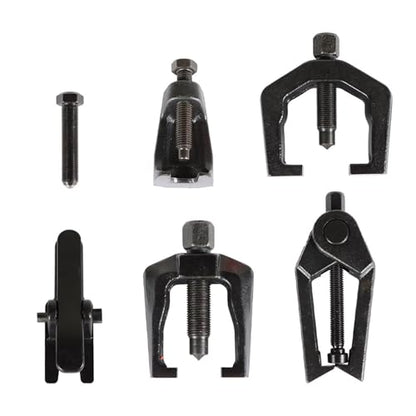 GXYWADY 5-in-1 Ball Joint Separator Pitman Arm Puller Tie Rod End Tool Set for Front End Service Splitter Removal Kit