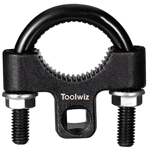 Toolwiz Inner Tie Rod Removal Tool 3/8" Universal Low Profile 30-42mm | Non-Slip Teeth, U-Wrench, Carbon Steel, Inner Rod Removal and Installation, Car Truck Vehicle Automotive Repair Tool