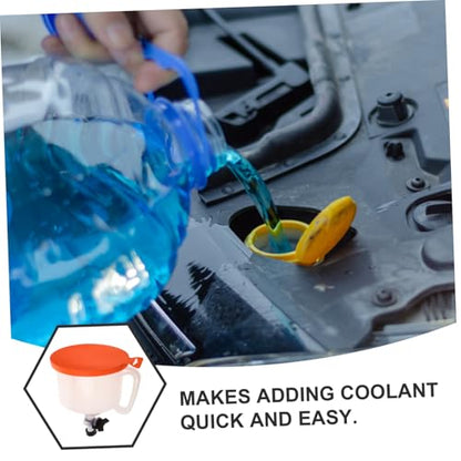 Cabilock Coolant Filling Funnel Kit Radiator Coolant Refill Funnel 15pcs Car Supplies Spill Proof Filling Tool