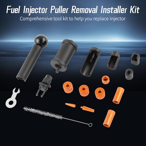 Fuel Injector Puller Removal Kit Injector Seal Installer Repair Tool, Compatible with Audi VW 1.4 1.6 1.8 2.0 2.7 3.0 3.2 3.6 V6 4.2 V8 FSI TSI