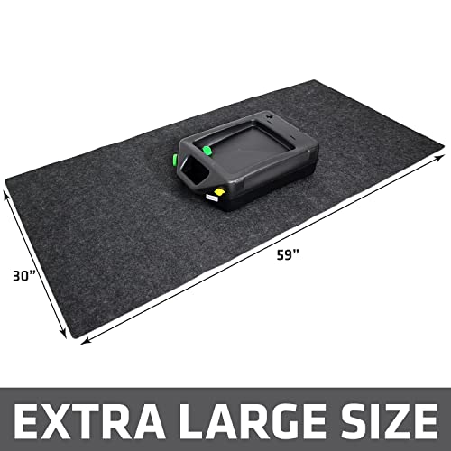 Armor All Premium Oil Spill Mat, Garage Floor Maintenance Mat (30" x 59") (6-Pack), Absorbent Oil Pad, Reusable, Washable, Durable, Waterproof Backing Contains Liquids, Protects Surface (USA Made)