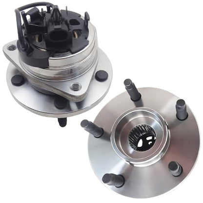 513214 Front Wheel Bearing Hub Assembly for Chevrolet Malibu 2004-2012 | for Pontiac G6 2005-2010, Saturn Aura 2007-2009, Cobalt HHR 2008-2010 Fixes ABS & Hub Issues Direct Bolt-On No Warning Lights - size: 513214