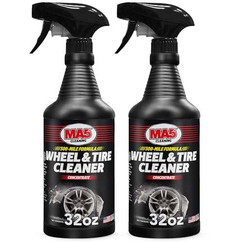 MA5X Wheel and Tire Cleaner | Concentrated, Brake Dust Remover | Wheel Cleaner Spray | 32oz Bottle | Pack of 2 - size: Bottle32oz (Pack of 2)