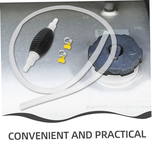 Ciieeo 1Set Manual Siphon Pump Kit with Hose for Gas Oil Transfer Fuel Pump for Automotive and Household Use Convenient Liquid Sucker Tool for Easy Operation