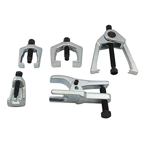 5pcs Front End Service Set for Pitman Arms Ball Joint Separator Arm Tie Rod Puller Tool Kit