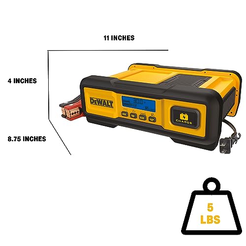 DeWalt DXAEC100 30 Amp Battery Charger, for Vehicles | 100 Amp Engine Start, 30 Amp Charger, 3 Amp Maintainer - size: 30 Amp