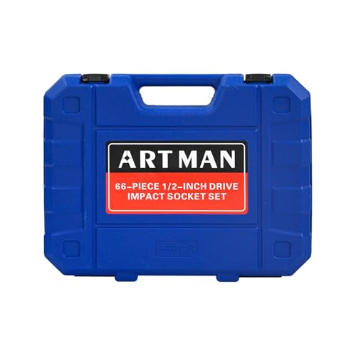 Air Tool and Accessories Kit Steel Black,Blue 66-Piece Pneumatic Set Garage Shop & Reliable