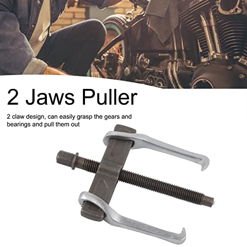 Two Jaw Bearing Puller Remover, Solid Carbon Steel 2 Claw Gears Puller for Removal of Pulley Flywheel Bearing, Adjustable Two Jaw Pilot Bearing Gear Puller Removal - size: 20cm/8in