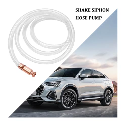 Car Gas Siphone Hose Pump, 9.84FT Vehicle Fuel Gasoline Water Transfer Shaker Siphon, Safety Self-Priming Multi-Purpose Auto Fuel Trasnfer Hose Tube, Universal for Vehicles - size: 9.84 Ft