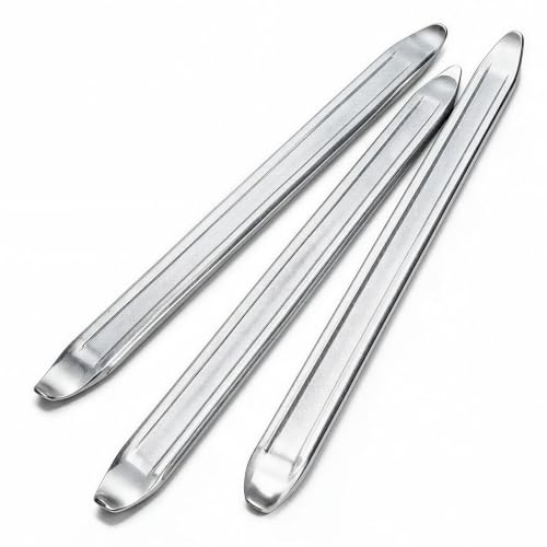 3Pcs Bike Tire Levers,Motorcycle Tire Spoons Iron Set,Remove Tool for Bike,Bike Change Changing Tool Kit Set,11Lengthen Galvanized Type Steel Repair Tube