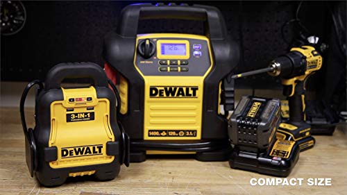 DEWALT DXAE20VBB Portable Battery Booster for Cars - style: Without Battery + Charger