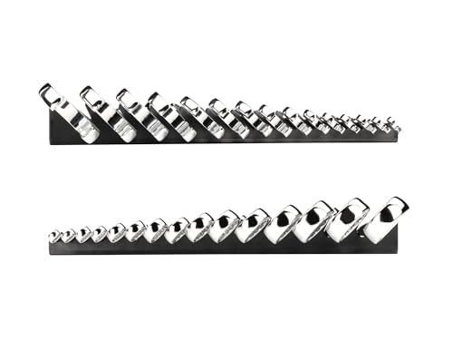 TEKTON Combination Wrench Set with Rack, 15-Piece (1/4-1 in.) | WCB92106 - size: 15-pc. (1/4-1 in.), style: Rack
