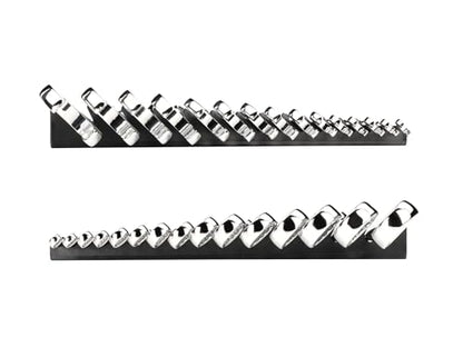 TEKTON Combination Wrench Set with Rack, 15-Piece (1/4-1 in.) | WCB92106 - size: 15-pc. (1/4-1 in.), style: Rack