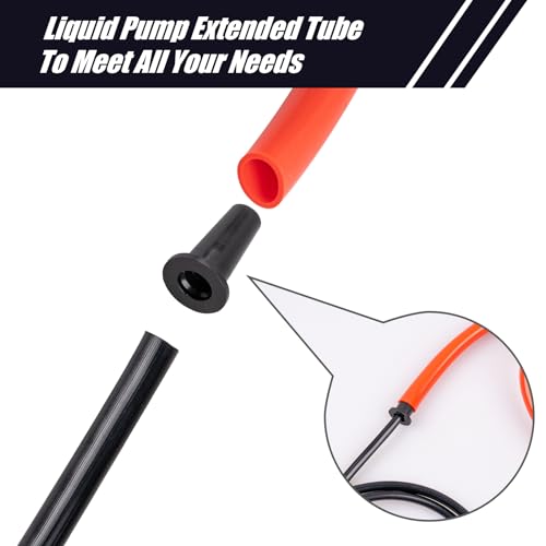 Siasky Siphon Pump 200cc Fluid Transfer Pump(2nd Generation), Fuel Transfer Hand Pump Kit for Gas, Oil, Water and Liquids, Efficient and Lightweight