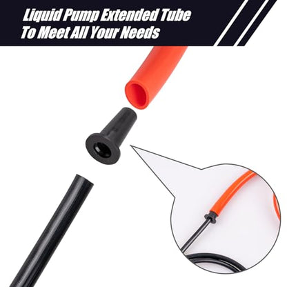 Siasky Siphon Pump 200cc Fluid Transfer Pump(2nd Generation), Fuel Transfer Hand Pump Kit for Gas, Oil, Water and Liquids, Efficient and Lightweight
