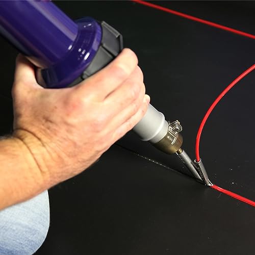 Hot Blast Torch Overlap Air Welding Gun Welder Pistol Tool Hot Air Gun 1600W (120 Voltage and speed nozzle) - style: 120 Voltage and speed nozzle