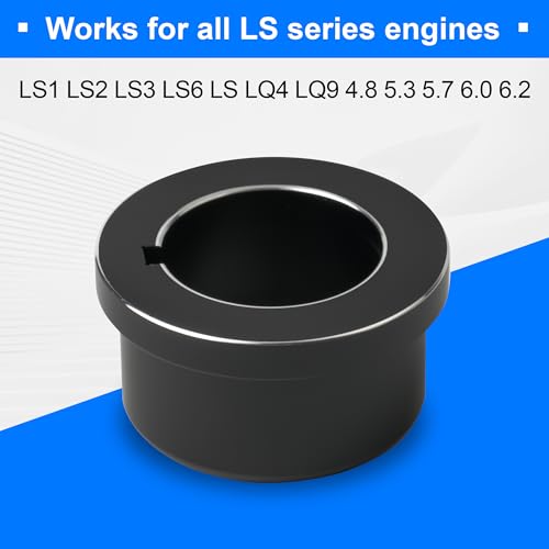 LS Timing Cover Alignment Tool for LS Series,Black | Front Seal Installer Seal Kit For LS1 LS2 LS3 LS6 LS LQ4 LQ9, Compatible with 4.8 5.3 5.7 6.0 6.2 - color: Black