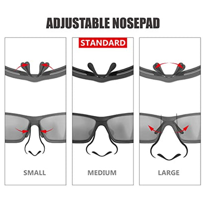 HTS HUNTERSKY Protective Powersports Motorcycle Anti Fog Riding Goggles Eyewear Padded Sunglasses Windproof UTV Spoggles - color: Gray