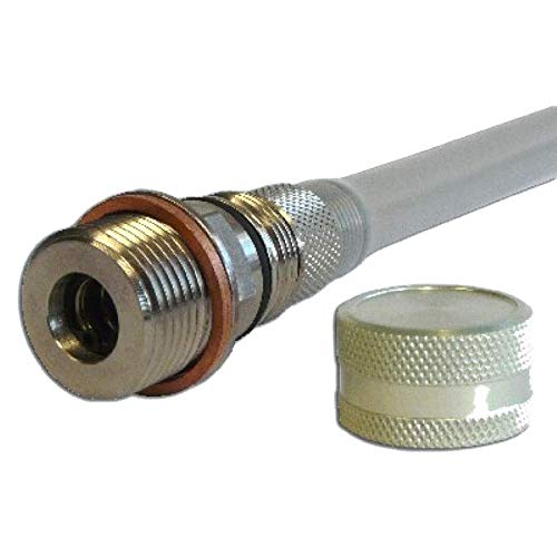 Stahlbus Oil Drain Valve Plug M20x1.5x12mm Steel - CLEAN, EASY, NO TOOL Oil Change - Includes Oil Drain Plug, Washer, Cap, Connector, Silicone Hose - size: M20x1.5x12mm