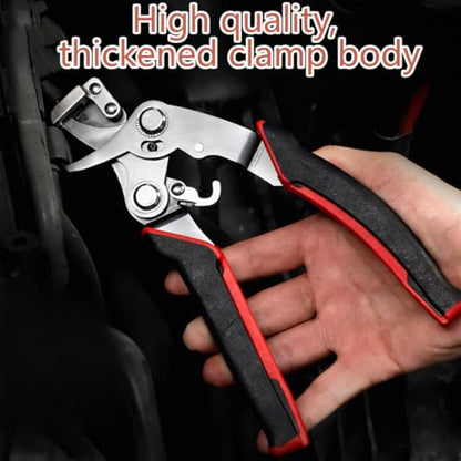 New Heavy Duty Spring Loaded Car Clip Pliers with Anti-Slip Grip,Multi-Functional Automotive Clip/Trim Removal Tool for Plastic Rivets,Stubborn Clips,Dashboard,Door Panel & Bike Tire Fasteners (1pc)