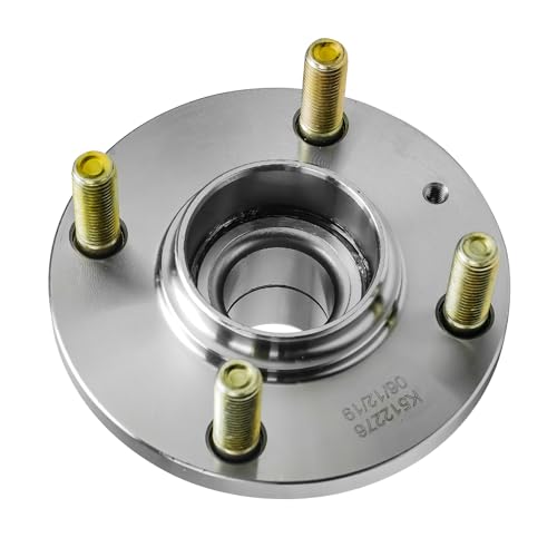 Detroit Axle - 2 Rear Wheel Bearing and Hubs Assembly with ABS Ring & 4-Lug for Mitsubishi Lancer 2002 2003 2004 2005 2006 2007 [ES] L4 2.0L Only - style: 512276 x2/Pair