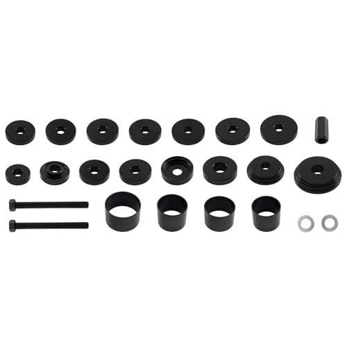 maXpeedingrods 24pcs Front Wheel Drive Bearing Removal Installation Tool Kit, FWD Wheel Bearing Press Puller Service Tool Set, Universal Automotive Wheel Bearing Install/Remover Master Kit