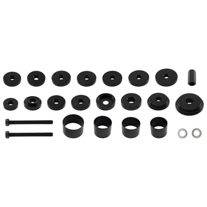 maXpeedingrods 24pcs Front Wheel Drive Bearing Removal Installation Tool Kit, FWD Wheel Bearing Press Puller Service Tool Set, Universal Automotive Wheel Bearing Install/Remover Master Kit
