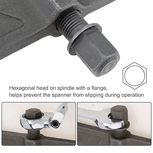 ChgImposs 8 Inch 2-Jaw Gear Puller, Adjustable Bearing Puller Gears, Reversible Removal Tool for External Internal Pulling, CR-V Two Claws Puller Tool for Removal of Pulleys Flywheels Bearings Gears