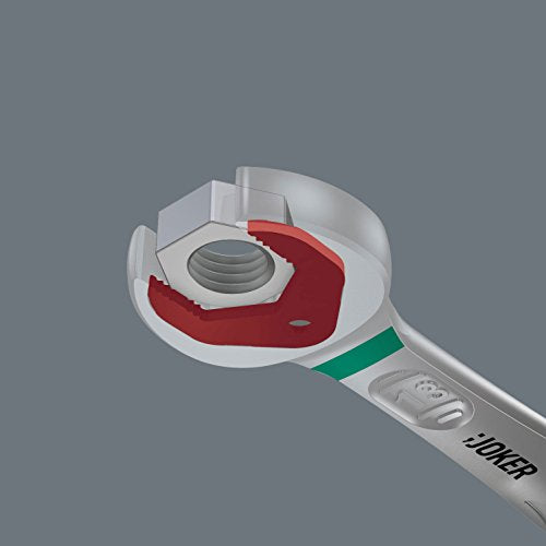 Wera 05020072001 6001 Joker Switch Ratcheting combination wrenches, with switch lever, 17 x 225 mm