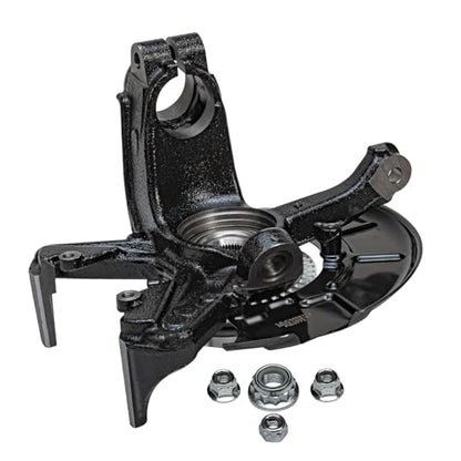 Detroit Axle - Front Right Steering Knuckle for 1998-2010 Volkswagen Beetle 1999-2006 2010 Golf 1999-2005 Jetta, Passenger Side Steering Knuckle & Wheel Bearing Hub Assembly Replacement - size: KA698374/Kit