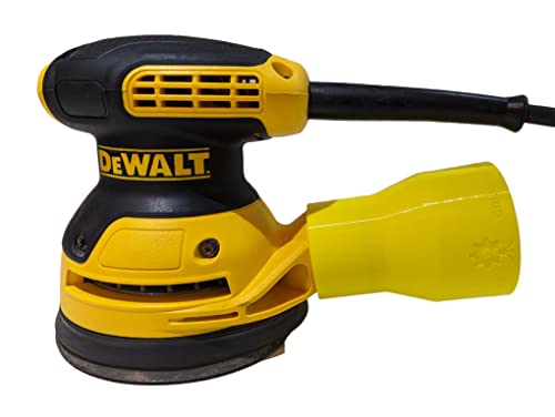 Vacuum Hose Adapter for Dewalt Sanders to Shop Vac, Dust Collection Connector - Galactic Gadgets (2 1/2in - Yellow) - color: Yellow, size: 2-1/2 in